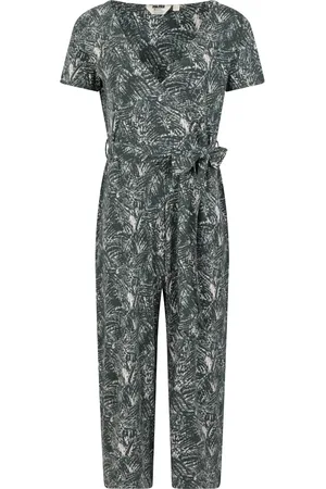 Mountain Warehouse Dames/Dames Santorini Floral Wrap Jumpsuit ( Groen)