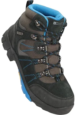 Mountain Warehouse Edinburgh Waterdichte Suède Wandelschoenen voor Kinderen/Kinderen ( /bruin/zwart)