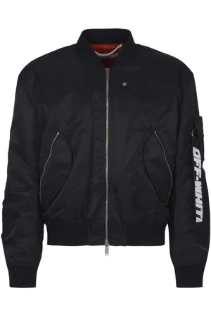 OFF-WHITE Industrial Black Bomber Jacket