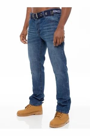 Enzo | Jeans voor heren met rechte pasvorm