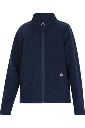 Dreimaster Fleece jas jongens (kinderen) marine gem