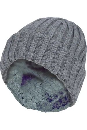 Heat Holders Geribbelde wintermuts voor jongens - Pebble Melange