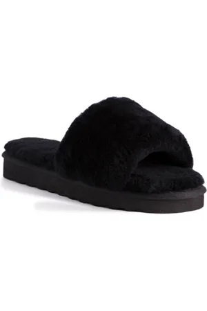 Aus Wooli Australia Womens Schapenvacht Fluff Slippers