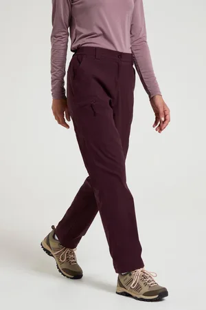 Mountain Warehouse Dames/Dames Hiker Stretch Korte Winterbroek (Bourgondië)