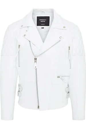 Infinity Heren koeienhuid lederen Brando bikerjack - Garland