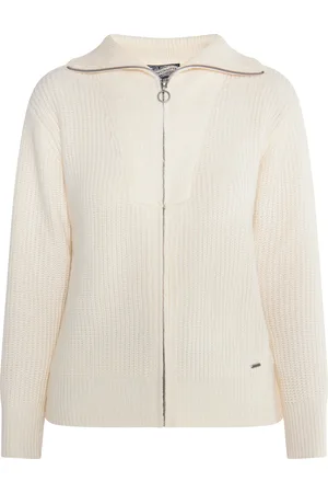 Dreimaster Vest Dames wolwit