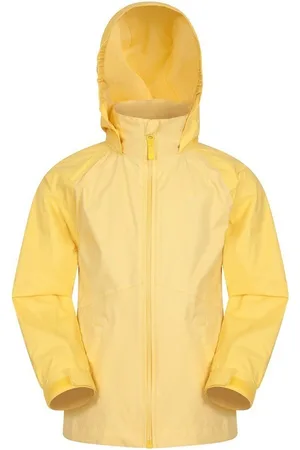 Mountain Warehouse Torrent II Waterdichte Jas voor kinderen/Kinderen (Lichtgeel)