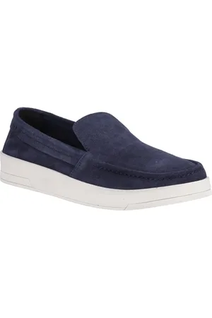 JACK & JONES Maccartney Suede Heren Navy Blazer Loafers