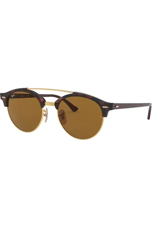 Ray-Ban Clubround Double Bridge zonnebril unisex volwassene RB43469903351