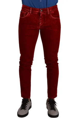 Dolce & Gabbana Katoenen Stretch Skinny Denim Broek Jeans