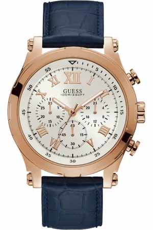 Guess Herenhorloge Kwarts Zwart & Zilver