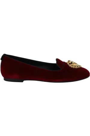 Dolce & Gabbana Fluwelen Instappers