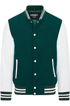Infinity Letterman honkbalwollen leren Varsity-bomberjack - Genua
