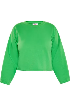 myMo Sweatshirt Dames groente