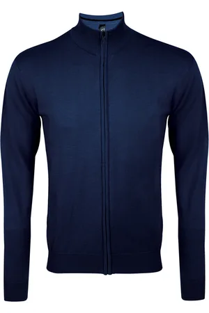 Sols Heren Gordon Full Zip Cardigan (Marine)