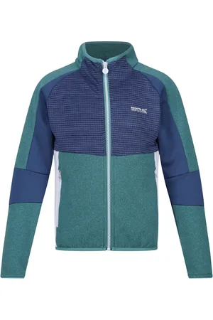 Regatta Kinder/Kinder Oberon VII Marl Full Zip Fleecejack (Bristolblauw/Dusty Denim)