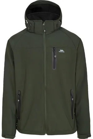 Trespass Heren Accelerator II Waterbestendige Softshell Jas (Donkergroen)