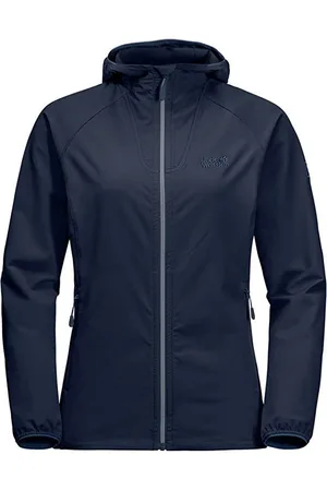 Jack Wolfskin New Softshell Vrouwen Navy Jas