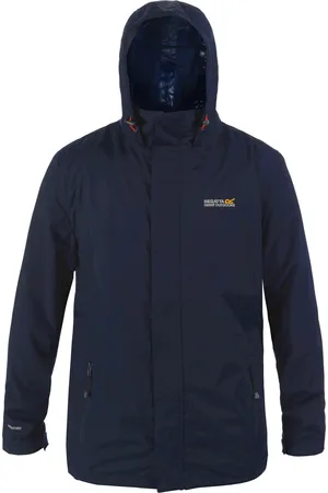 Regatta Groot Buiten Mens Klassieker Matte Kap Waterdicht Jasje (Marine/ )