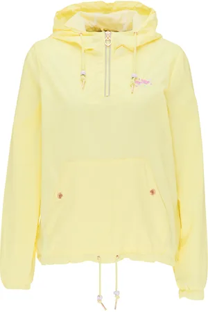 myMo Windbreaker Dames lichtgeel