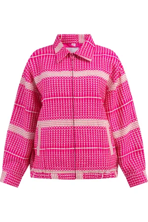 myMo Oversized blouson Dames wol wit