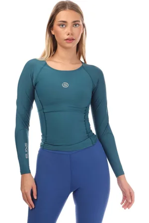 Skins Dames-Top met lange mouwen Series-3 in Teal