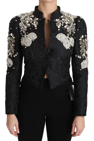 Dolce & Gabbana Barok jacquardjasje met bloemen