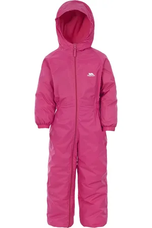 Trespass Kids Unisex Dripdrop Gewatteerd Waterdicht Regenpak (Gerbera)