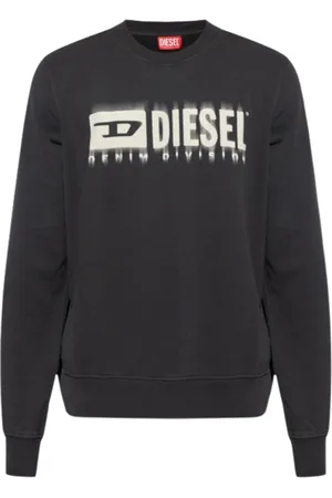 Diesel Wazig logo donkergrijs sweatshirt