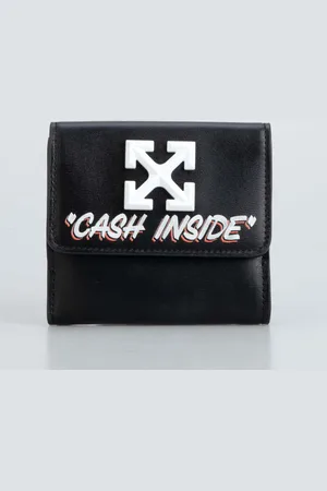 OFF-WHITE Accessories Off White Jitney French Wallet in Black
