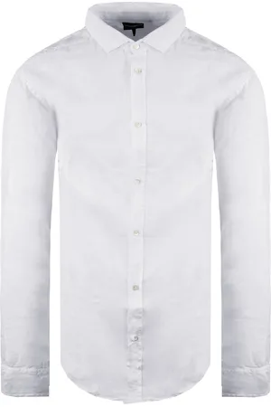 Emporio Armani Custom Fit Heren Off White Overhemd