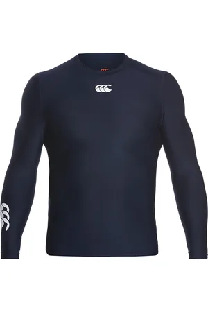 Canterbury Heren ThermoReg Lange Mouwen Basislaag Top (Marine)
