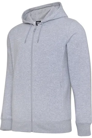 Umbro Childrens/Kids Club Vrije tijd Hoodie (Grijs gemêleerd/wit)