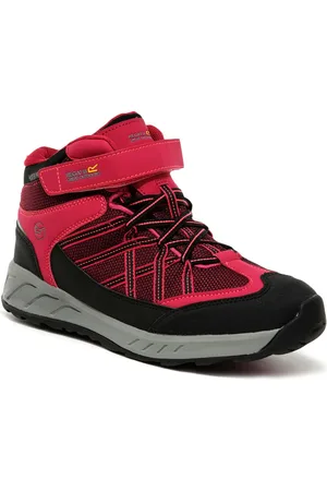 Regatta Kinderen Samaris V Mid Walking Boots (Donkerkerkerkers/Neon )