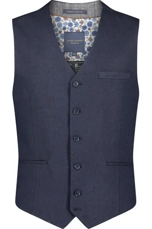 Guide London Herencolbert Italiaans katoen en linnen in marineblauw