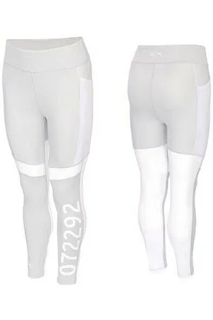 PUMA X Selena Gomez Stretch Waist Lichtgrijze Dames Strakke Legging 518523 02