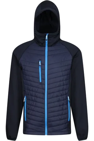 Regatta Heren Navigate Quilted Hybride Jas (Marine / Frans Blauw)