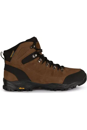 Trespass Heren Corrie Leren Wandelschoenen (Lichtbruin)