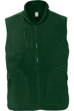 Sols Noorwegen Unisex Anti-Pill Fleece Bodywarmer / Gilet (Bosgroen)