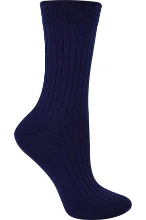 Steven Dames 1 Paar Originele Merino Wollen Sokken - Outdoor Boot Sokken - Marineblauw