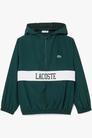 Lacoste Jongens Juniors Half-Zip Taffeta Jacket in