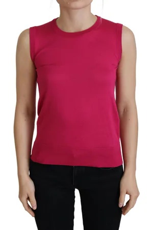 Dolce & Gabbana Mouwloze Zijden Tanktop