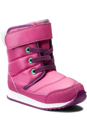 Reebok Snow Prime Lace-Up Glad Leer Meisjes Laarzen BS7779