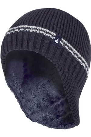 Heat Holders Jongens Patrol Rib pomponmuts met pompons - Marine