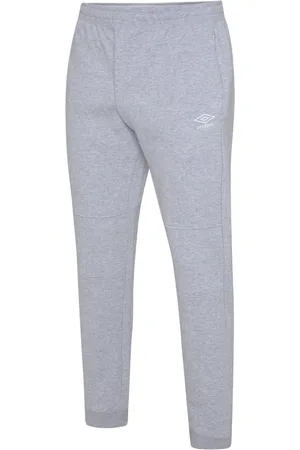 Umbro Joggingbroek voor kinderen/Kids Club Leisure (Grijs gemêleerd/wit)