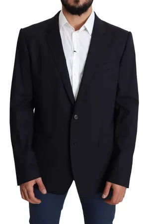 Dolce & Gabbana Luxe Wollen Stretch Blazer Jas
