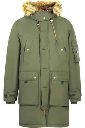 Diesel W-Colby-21 parkajack met capuchon