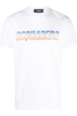 Dsquared2 Sparkle Logo Cool Fit White T-Shirt
