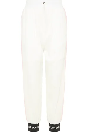myMo Sweatpants Dames Wit Roze