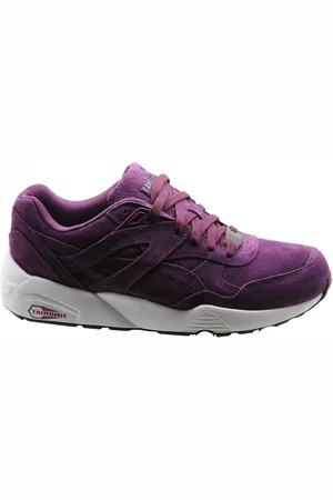 PUMA Trinomic R698 Allover Suede Heren Sportschoenen 359392 01 B51C